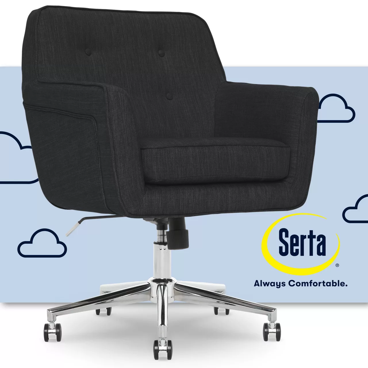 Serta Ashland Fabric Office Chair 14 Serta Ashland Fabric Office Chair - Image 14