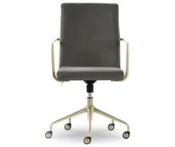 Giselle Velvet Office Chair