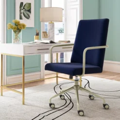 Giselle Velvet Office Chair -Biglots Sales 810590416 21