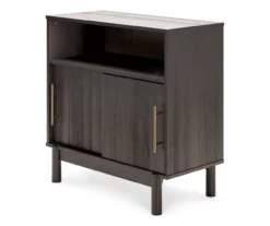 Brymont Dark Gray Sliding Door Accent Cabinet -Biglots Sales 810591843 1