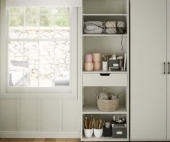 Evolution Vantage White 5-Shelf Open Cabinet -Biglots Sales 810597745 6