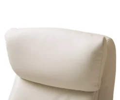 Cream Mid-Century Modern Faux Leather Executive Office Chair -Biglots Sales 810598938 A0 6