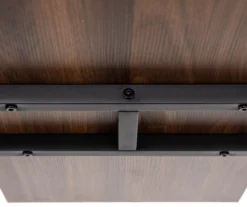 Walnut Modern A-Frame 4-Shelf Bookcase -Biglots Sales 810598942 A0 5