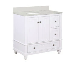 DHP Atwater Living Jazmyn Bathroom Vanity With White Sink -Biglots Sales 810610488 A0 1