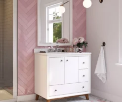 DHP Atwater Living Delias Bathroom Vanity With White Sink -Biglots Sales 810610514 B0 5