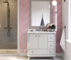 DHP Atwater Living Delias Bathroom Vanity With White Sink -Biglots Sales 810610515 B0 3