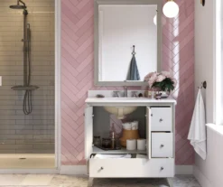 DHP Atwater Living Delias Bathroom Vanity With White Sink -Biglots Sales 810610515 B0 4