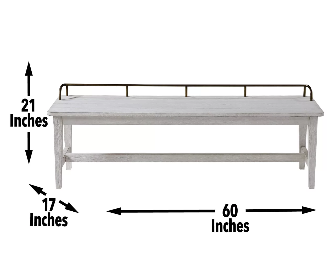 Pendleton Ivory Bench 6 Pendleton Ivory Bench - Image 6